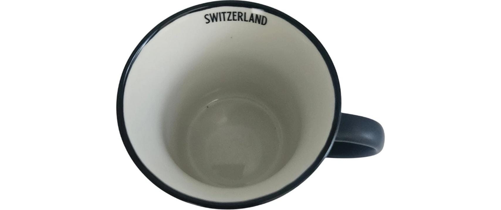 Creanorm Tasse – 12er Set, 330 ml, Keramik, Schwarz, spülmaschinenfest, mikrowellengeeignet