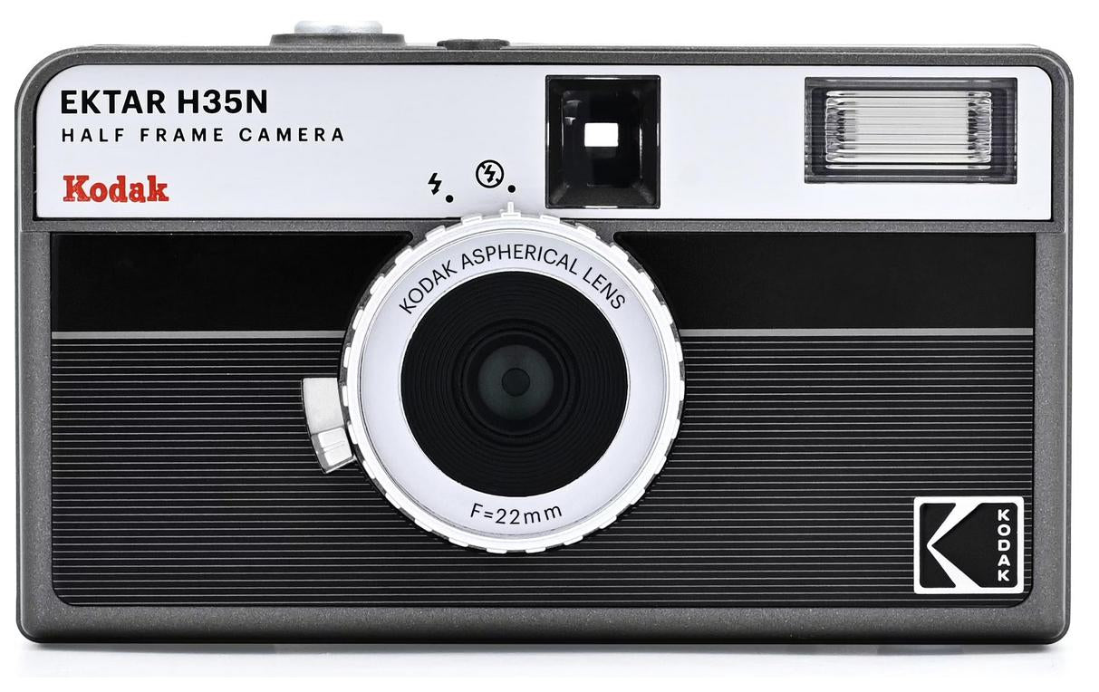 Kodak H35-N – Filmkamera (135er), Fixfokus, f/11, Blitz, Schwarz