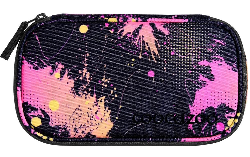 Coocazoo Colour Drift – Schlamperetui, gefüllt, mehrfarbig (orange, pink), Kunststoff, 6 × 24 × 11 cm, 1,5 l