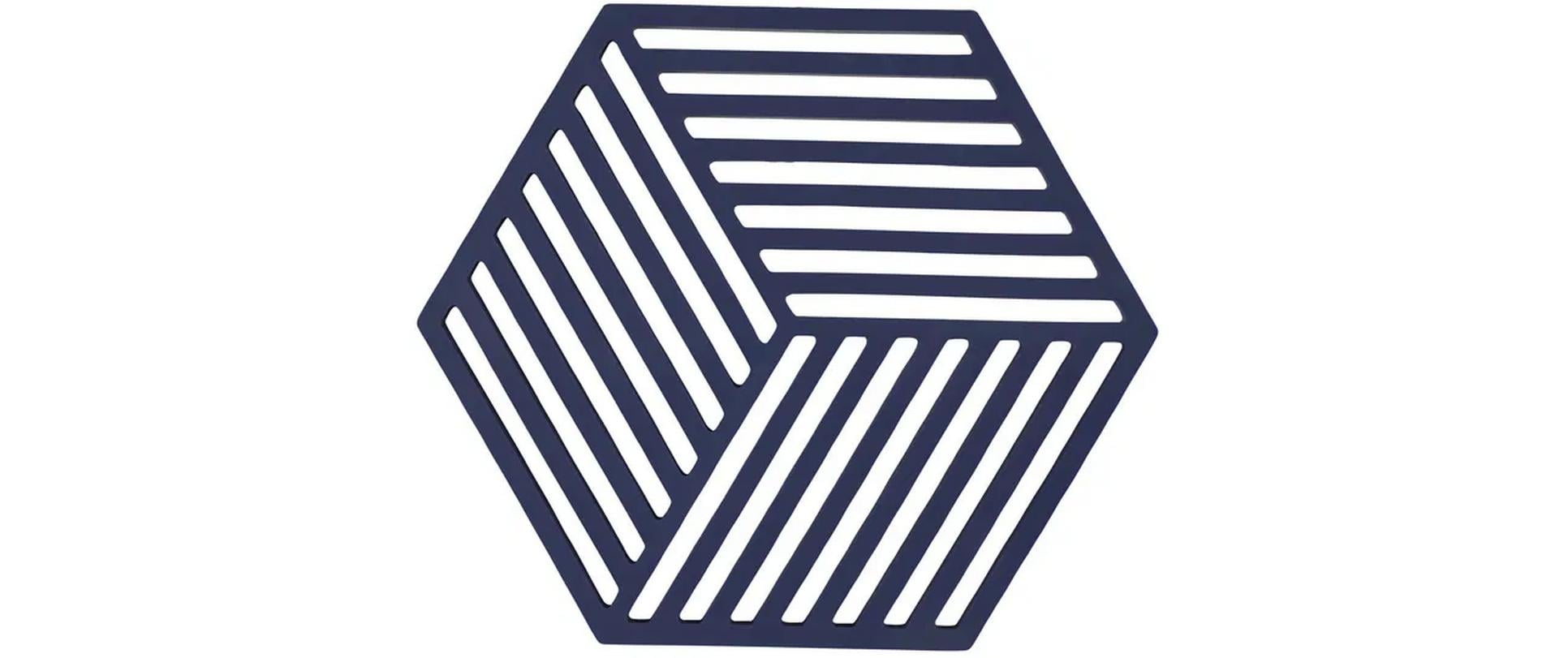 Zone Denmark Topfuntersetzer 16 × 14 × 0,9 cm, Silikon, dunkelblau