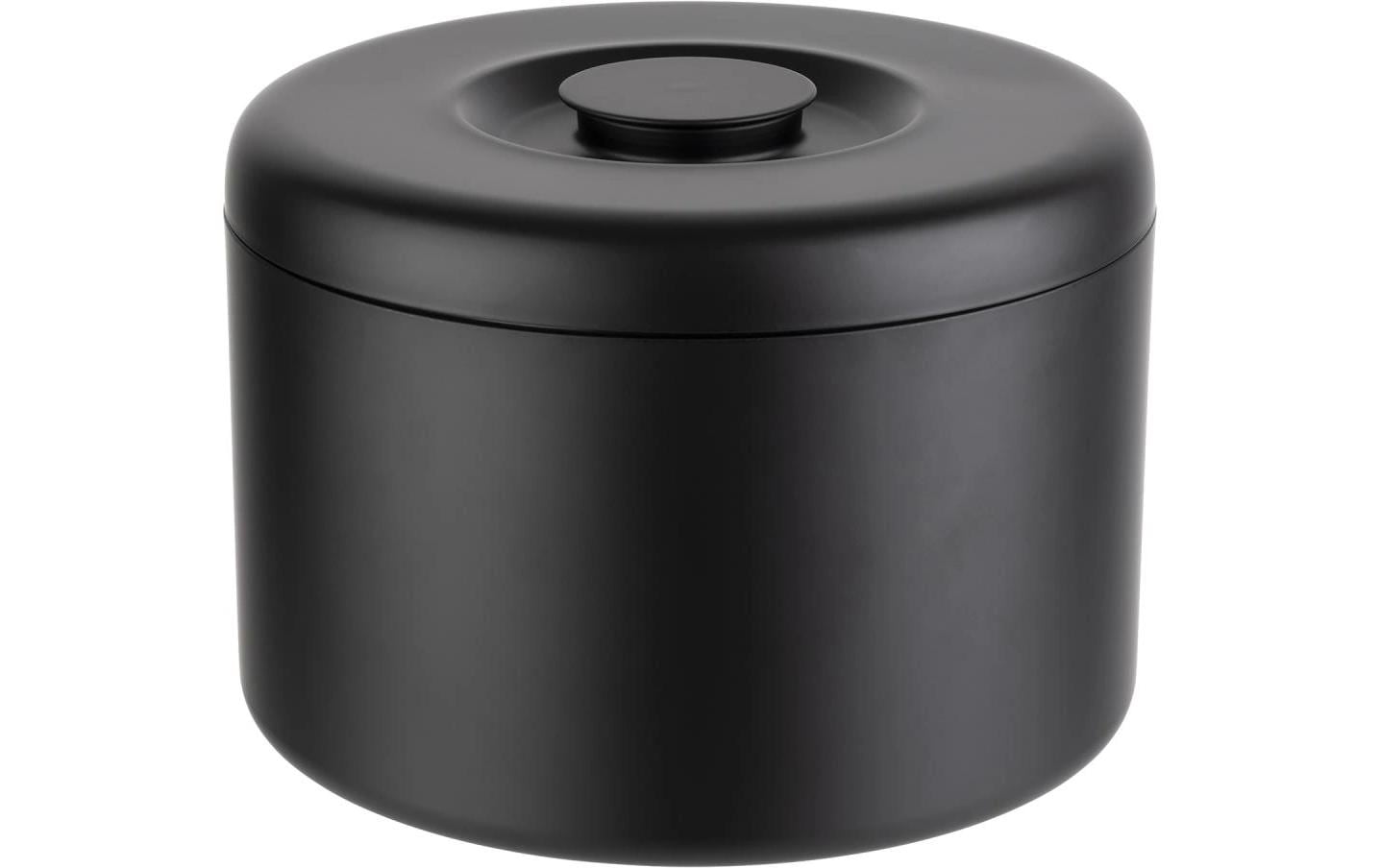 APS Eiswürfelbehälter ARCTIC – Ø 27 × 20 cm, 6 l, Aluminium, Schwarz, 300 Eiswürfel