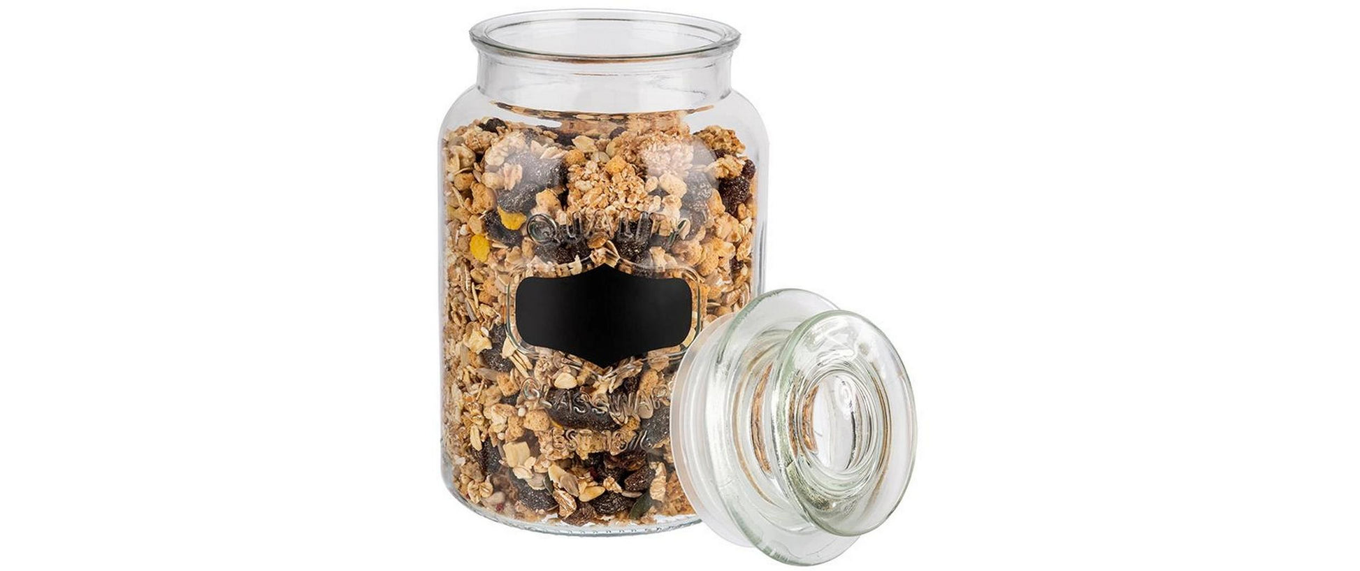 APS – Vorratsdose 1,2 l, Ø 11,5 × 19,5 cm, Glas, Transparent