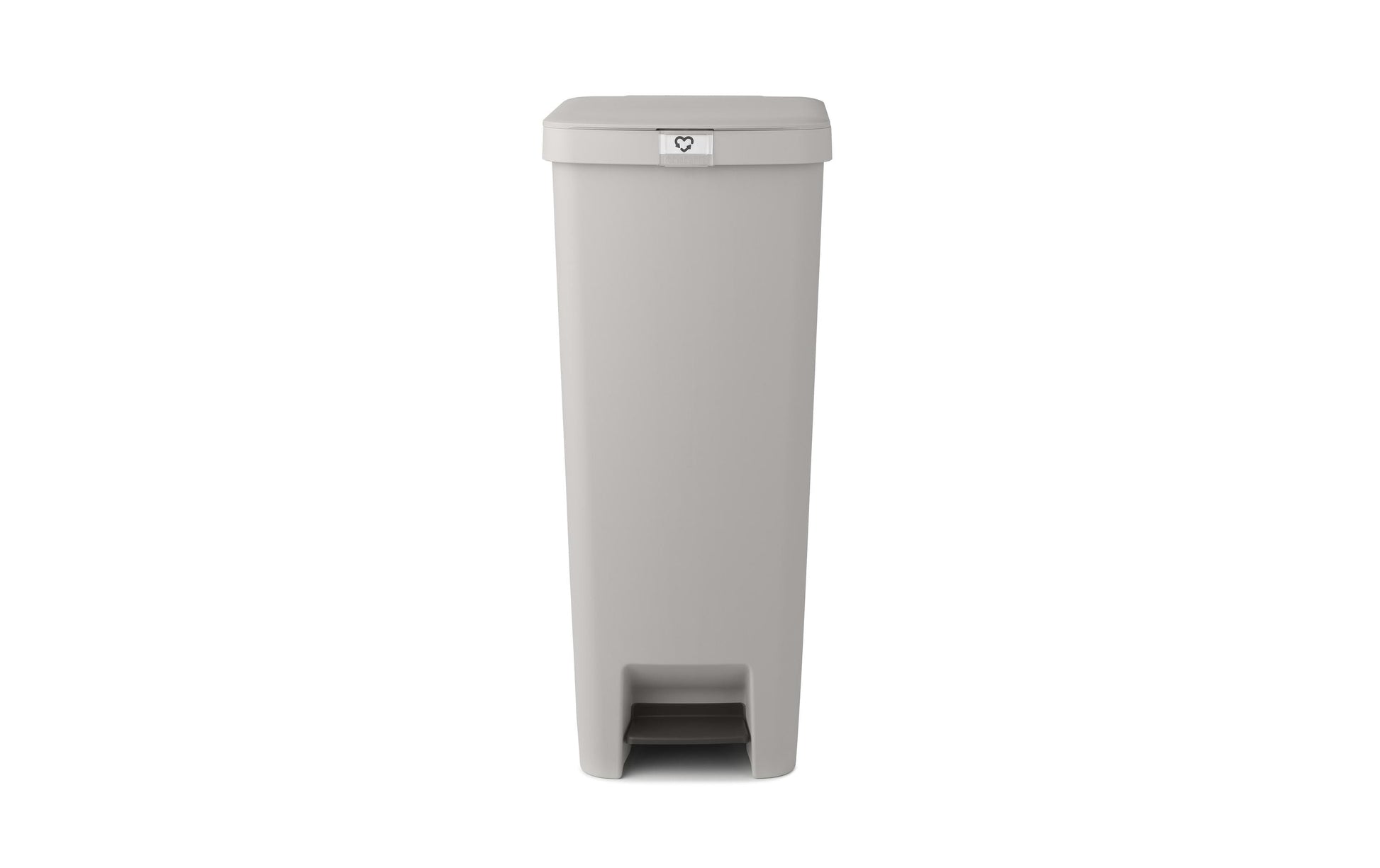 Brabantia StepUp Treteimer – 40 l – Kunststoff, rechteckig – Grau