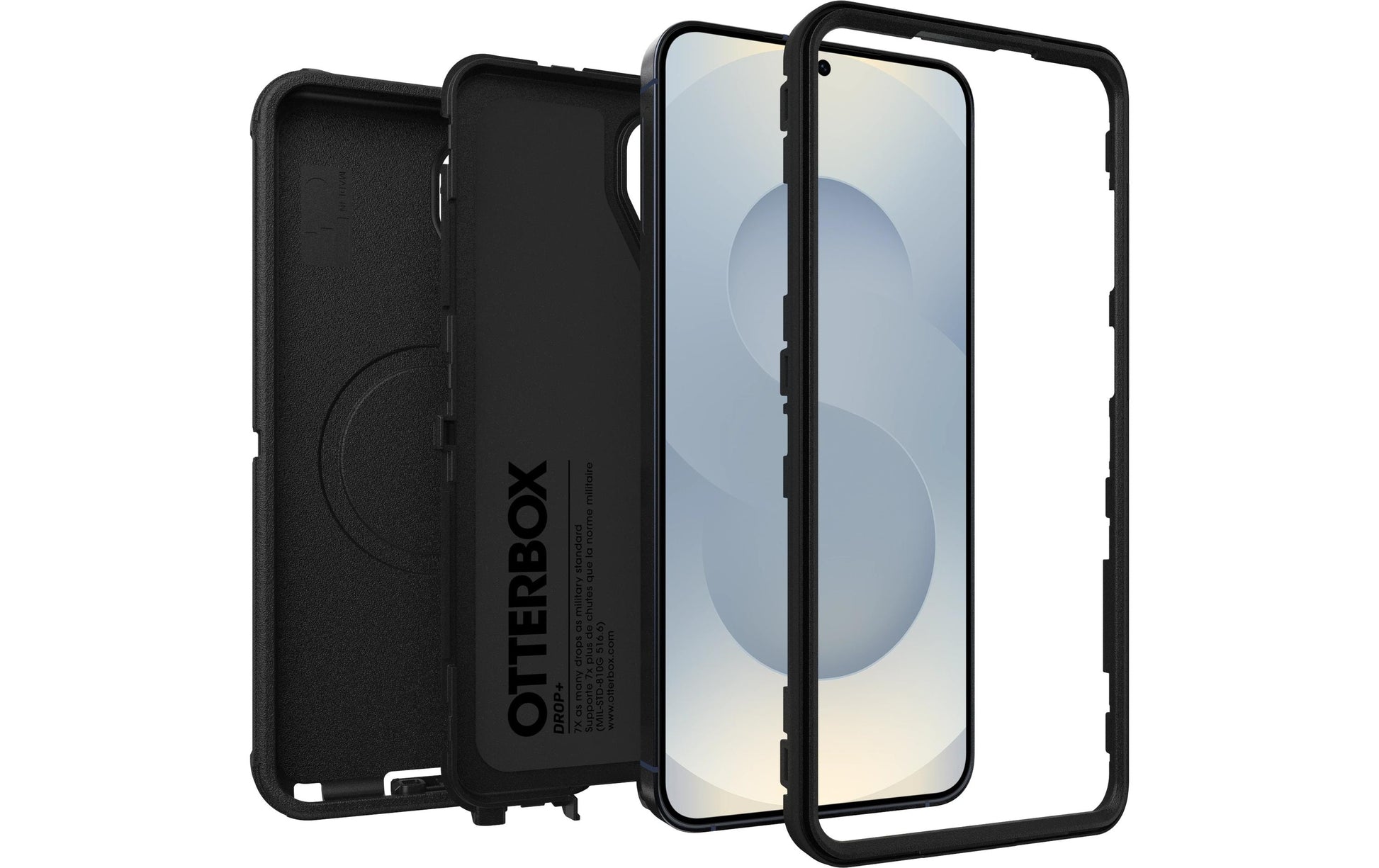 OtterBox Defender Pro Rugged-Case – für verschiedene Smartphone-Modelle, Schwarz, Echolake
