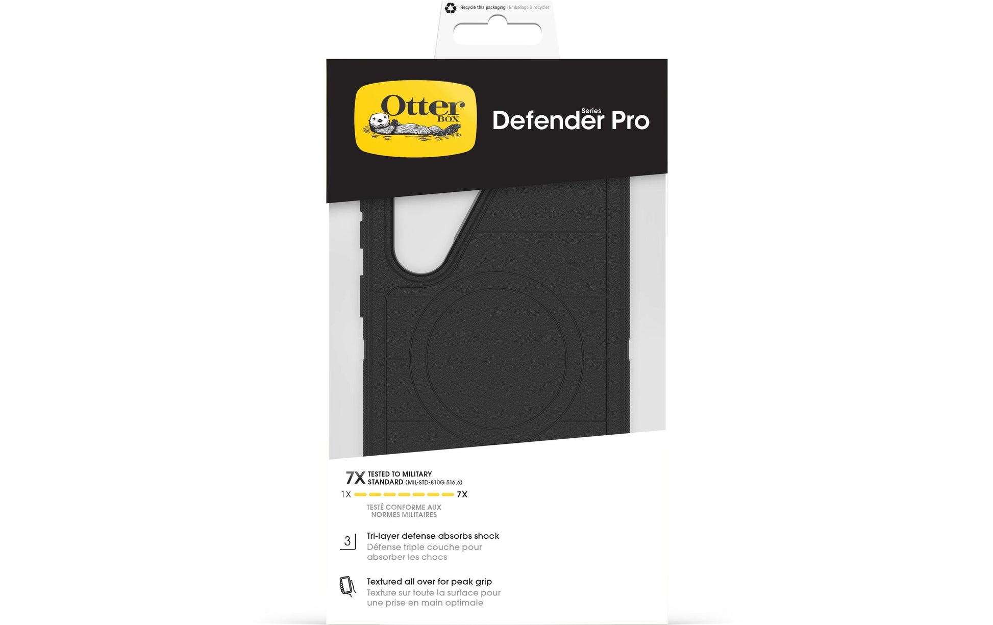 OtterBox Defender Pro Rugged-Case – für verschiedene Smartphone-Modelle, Schwarz, Echolake