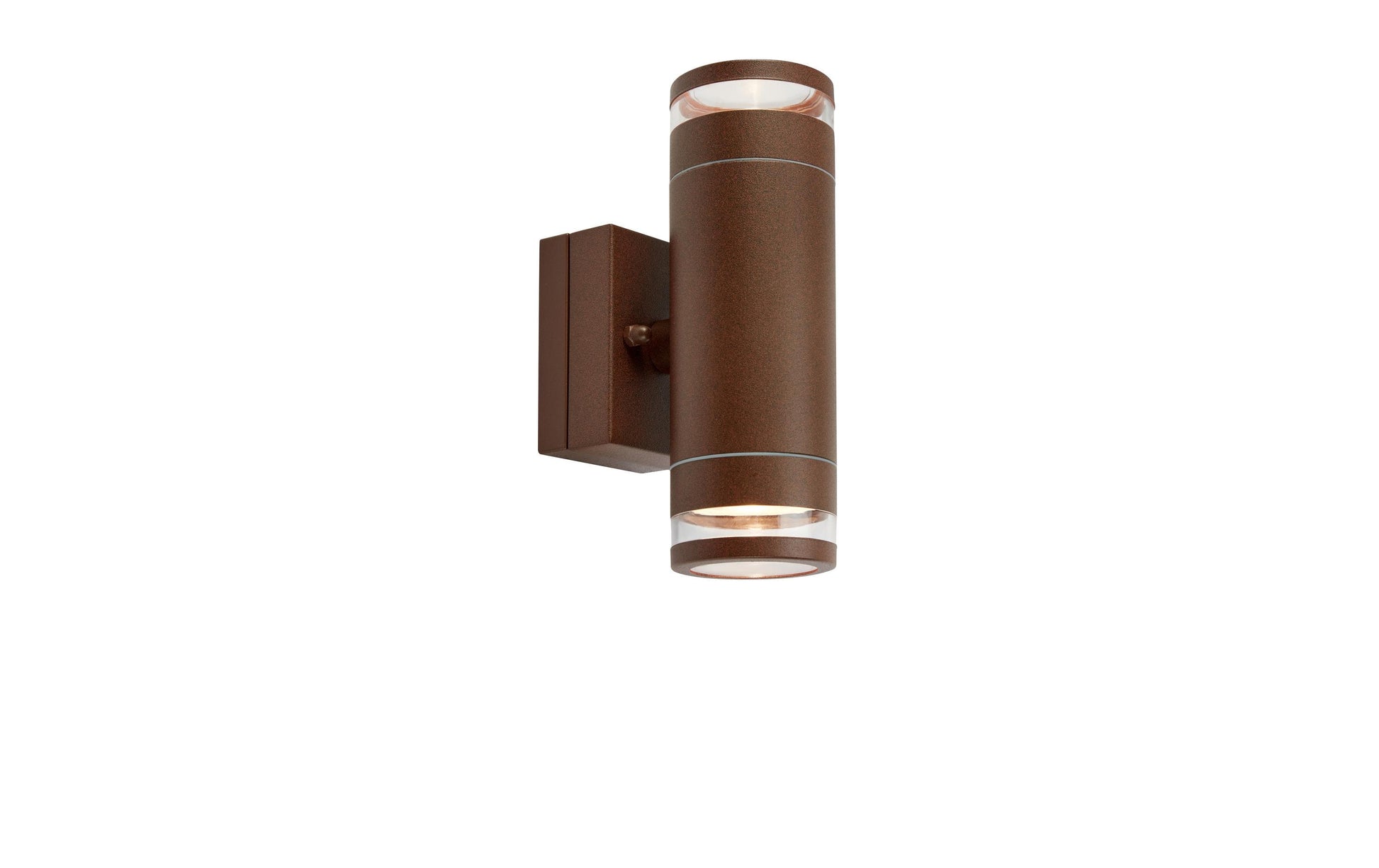 Markslöjd Aussenwandleuchte – 400 lm, 9,8 W, Warmweiss, 3000 K, IP65, Netzbetrieb, dimmbar – Braun, Aluminium