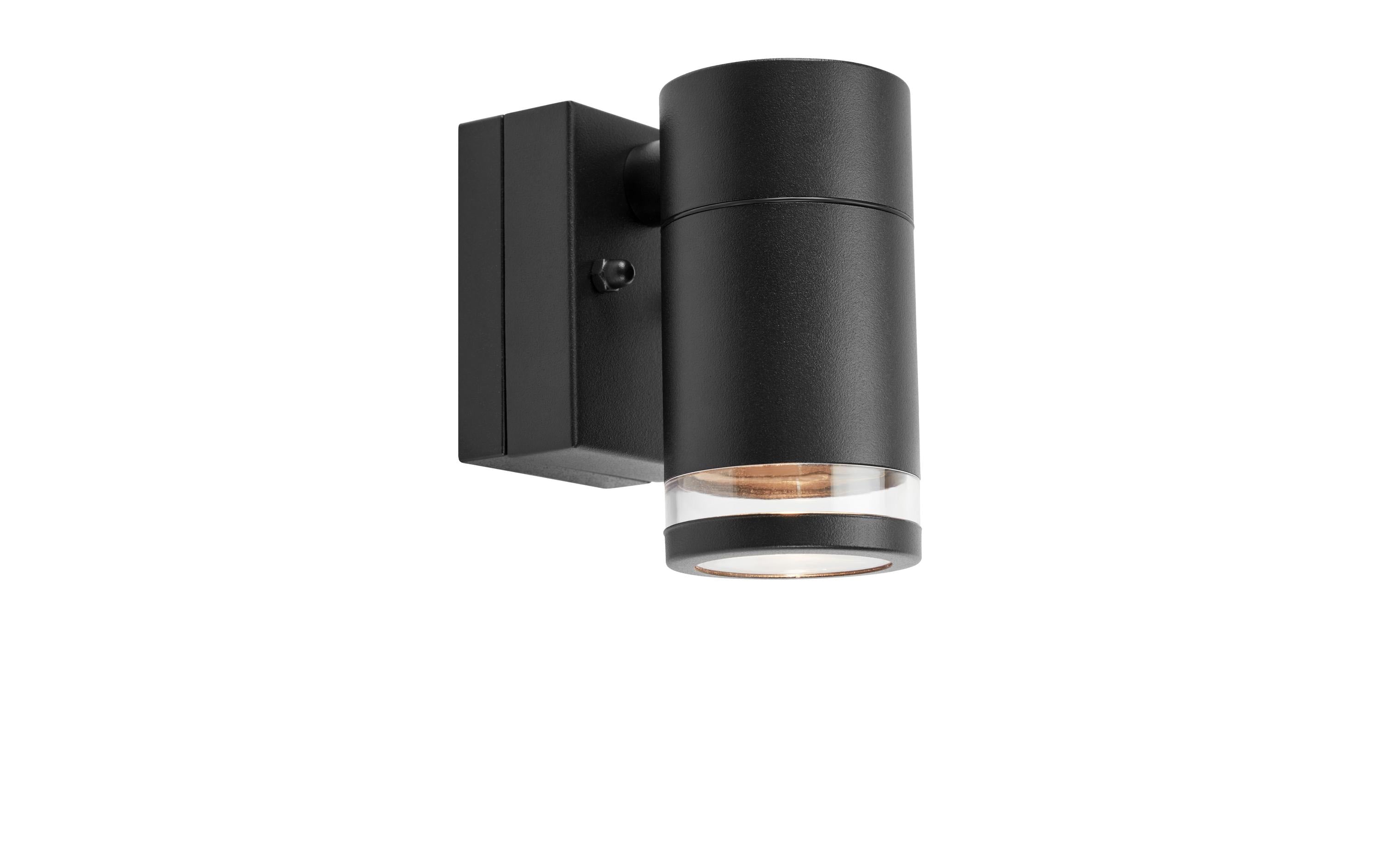 Markslöjd Aussenwandleuchte – 4,9 W – Warmweiss, 3000 K – IP65 – Netzbetrieb – dimmbar – Schwarz, Aluminium