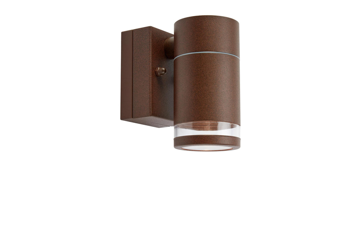 Markslöjd Aussenwandleuchte – 4,9 W – Warmweiss, 3000 K – IP65 – Netzbetrieb – dimmbar – Braun – Aluminium