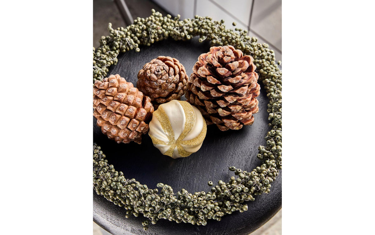 Society of Lifestyle House Doctor Weihnachtskugel – 4-teilig – Ø 8 cm – Glas, Gold