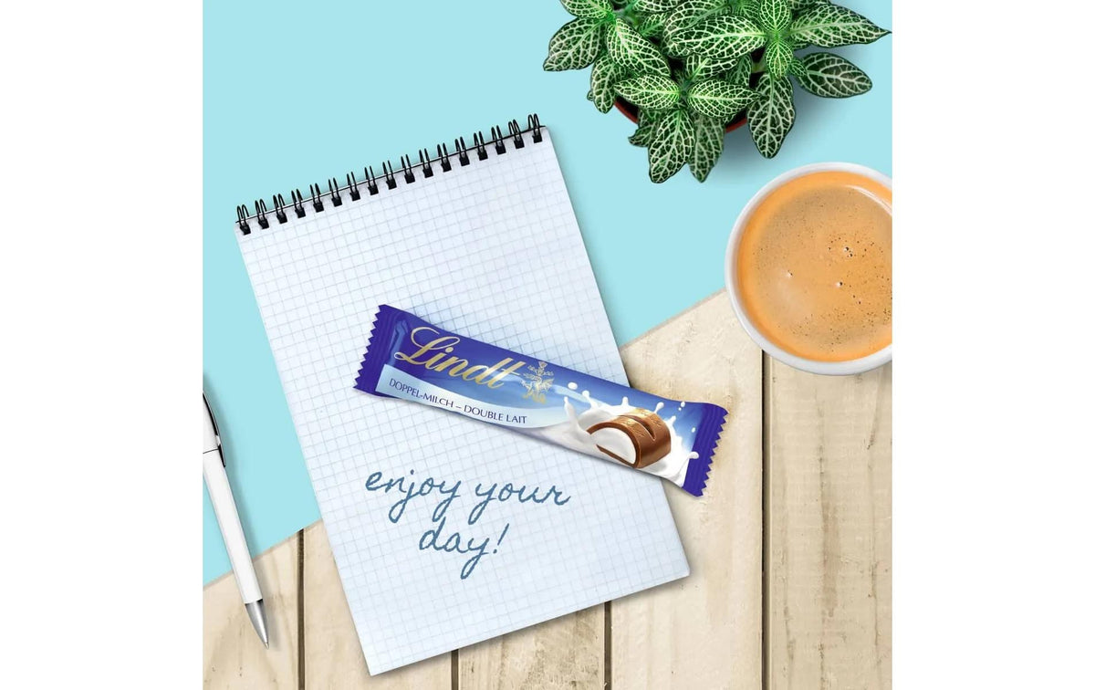 Lindt Schokoladenriegel – Doppelmilch – 18 × 38 g