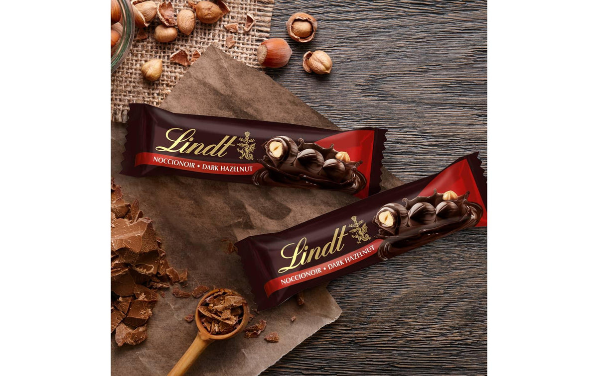 Lindt Schokoladenriegel – Haselnuss – 18 × 35 g