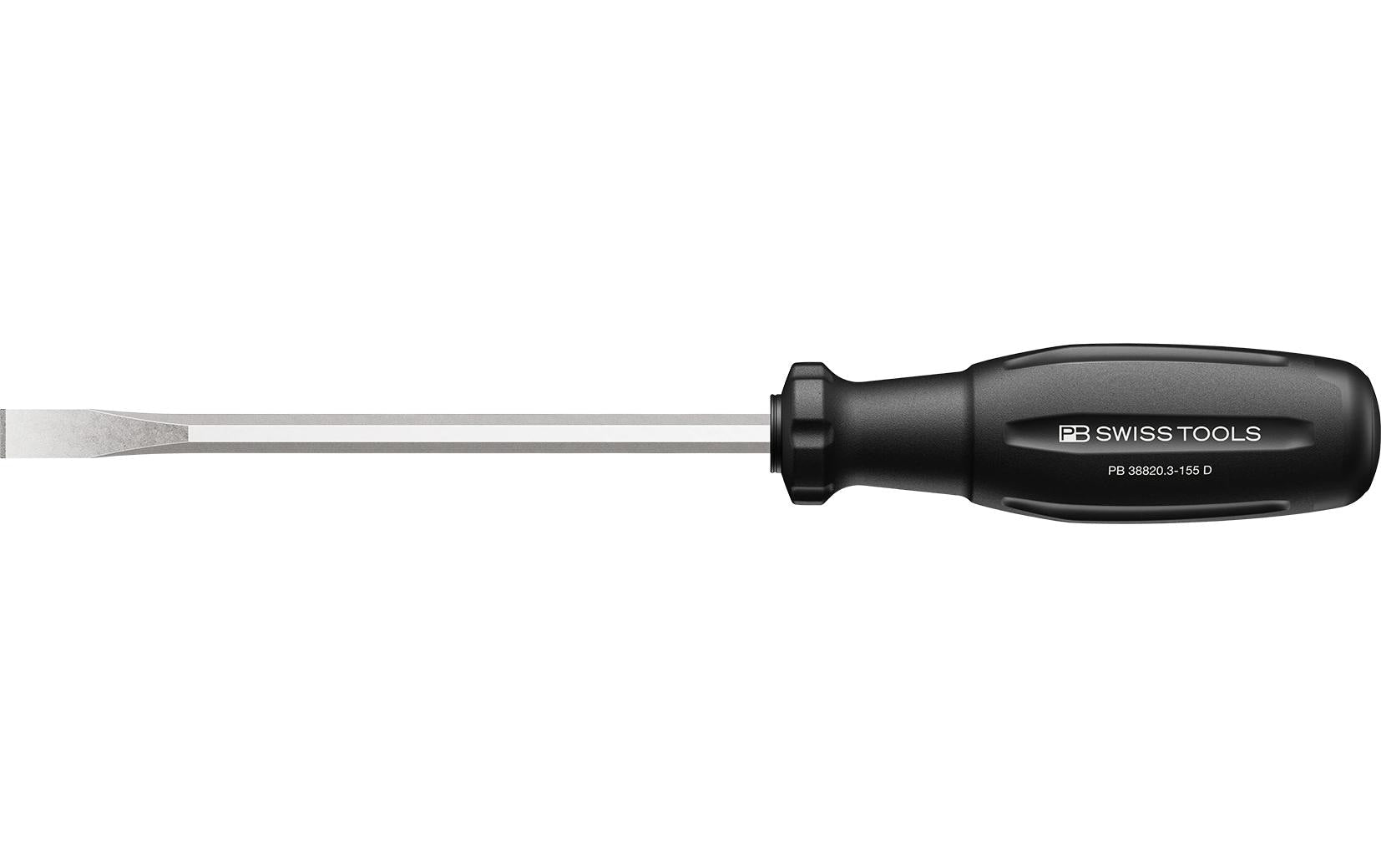PB Swiss Tools SwissGrip Evo – Elektriker-Flachmeissel 140 mm, Federstahl, Kunststoffgriff, 1 Stk.
