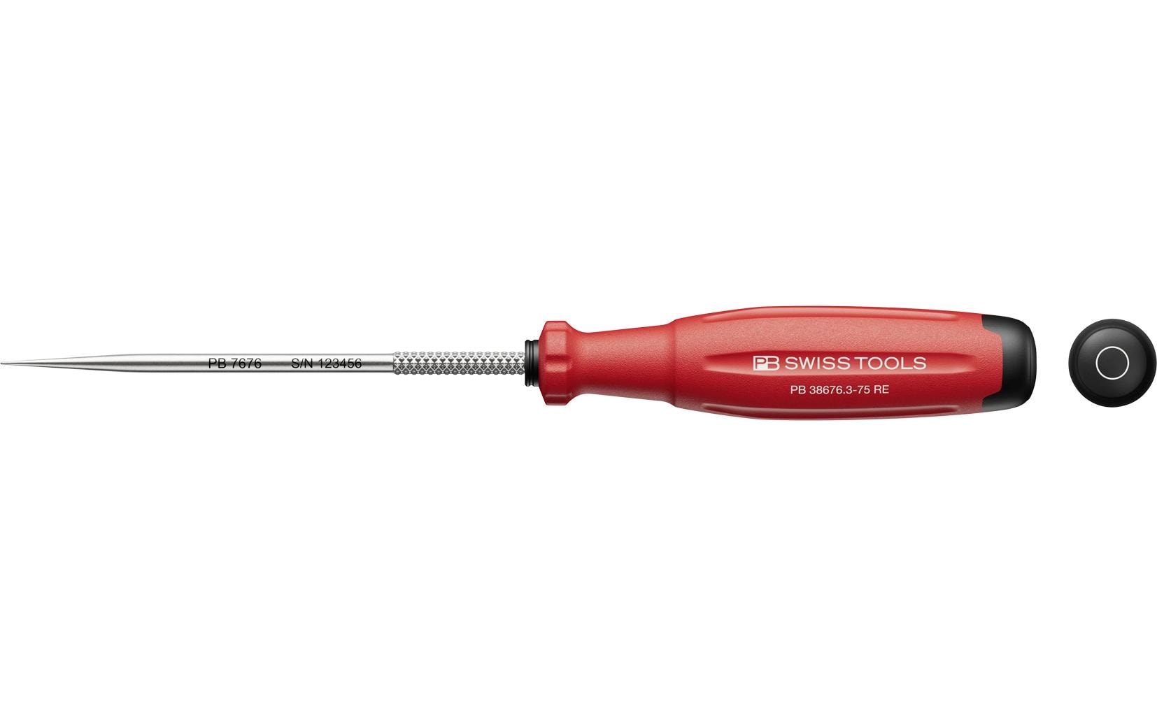 PB Swiss Tools 38676.3-75 RE PickTool-Spitze SwissGrip Evo – 189 × 60 × 38 mm, Grösse 3