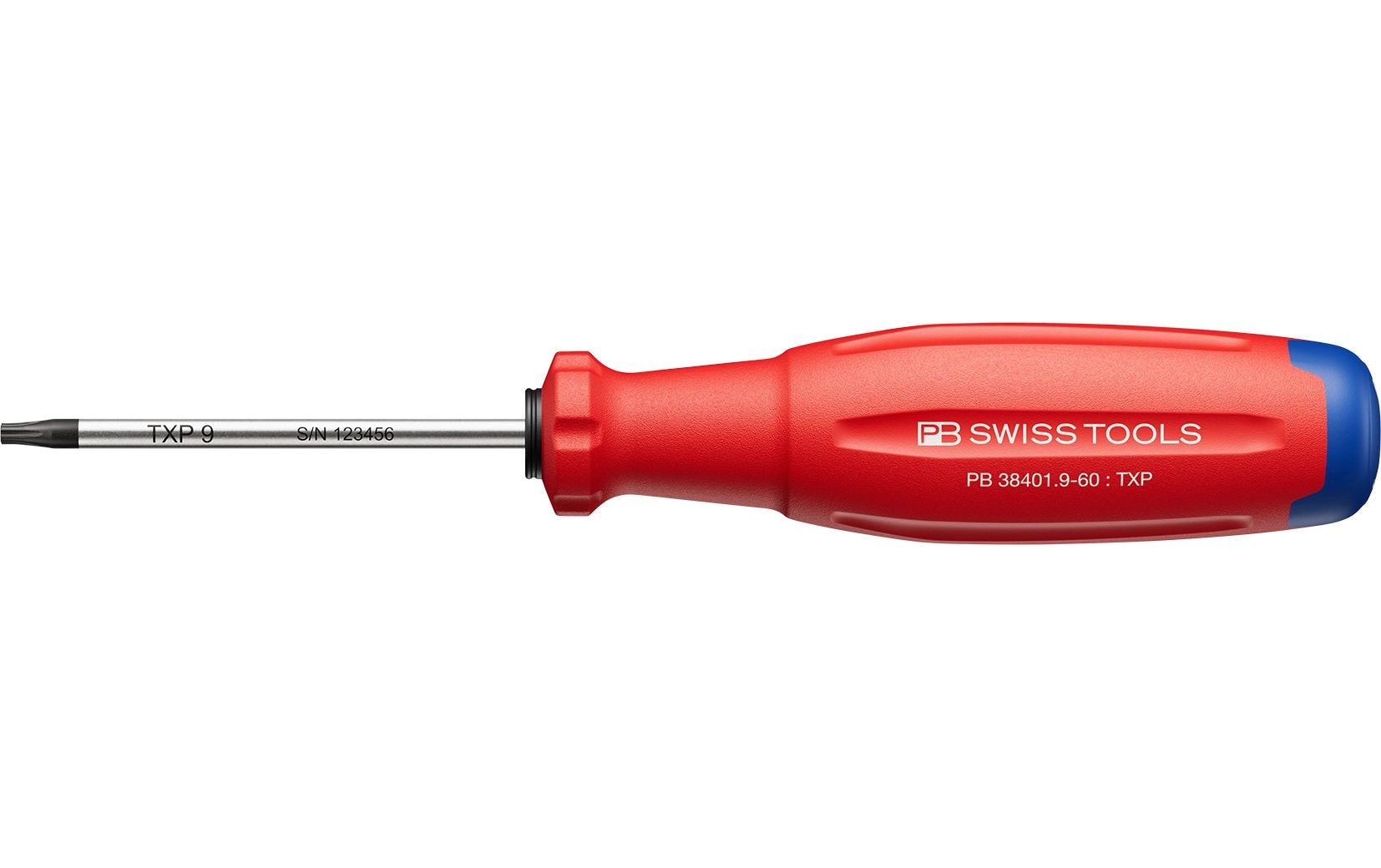 PB Swiss Tools SwissGrip Evo – Schraubenzieher-Set TX 10, 1-teilig – PB 38401.9-60