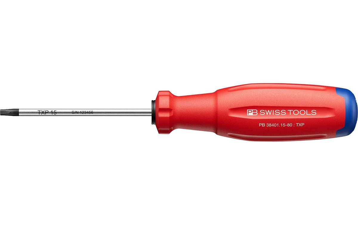 PB Swiss Tools SwissGrip Evo – Schraubenzieher-Set TX, für TXP-Schrauben – PB 38401.15-80