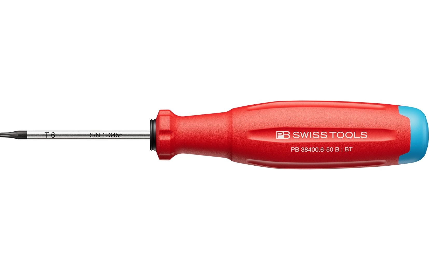 PB Swiss Tools SwissGrip Evo – Schraubenzieher-Set TX6, 1-teilig – PB 38400.6-50 B