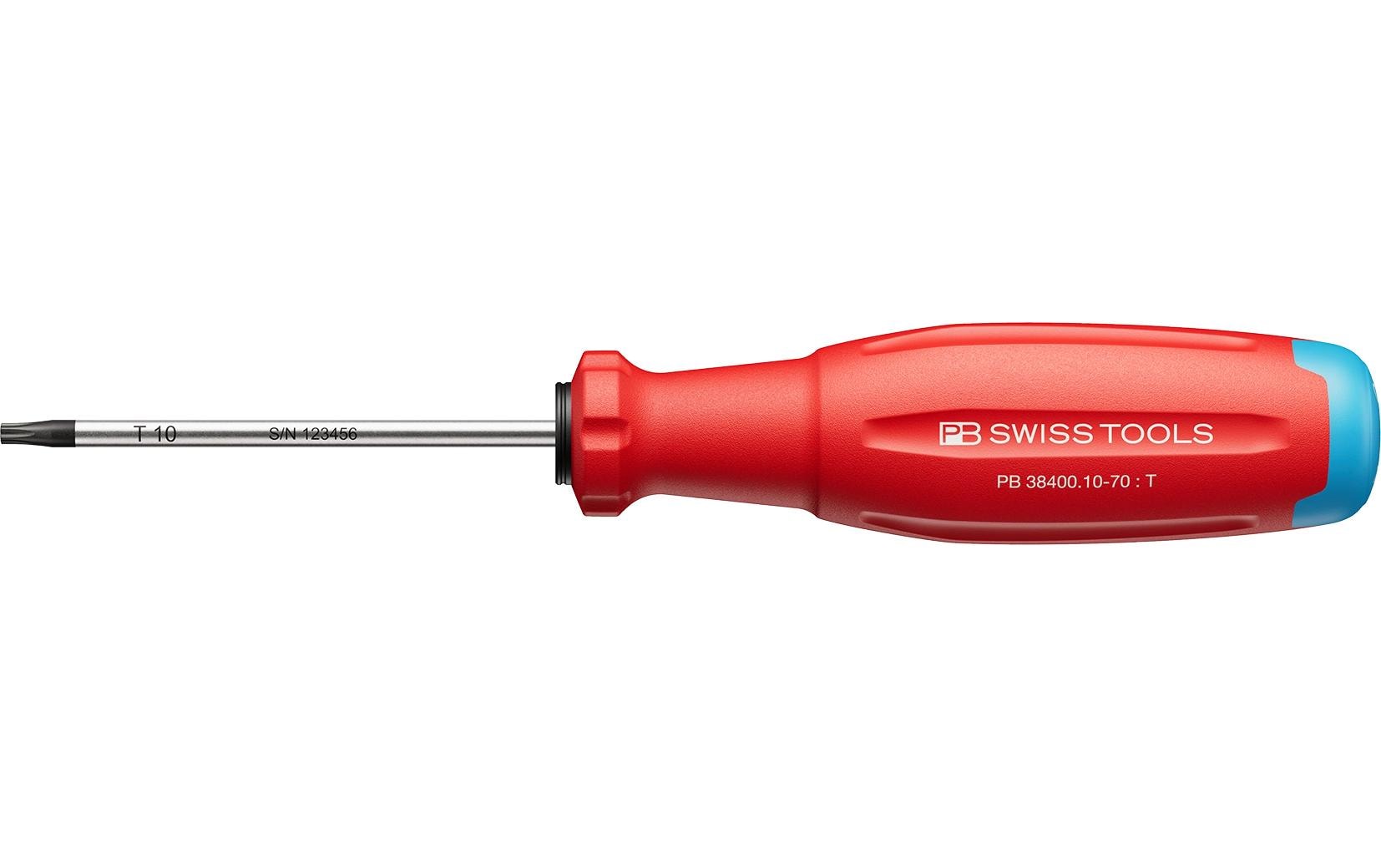 PB Swiss Tools SwissGrip Evo – Schraubenzieher-Set TX10, 1-teilig – PB 38400.10-70 B