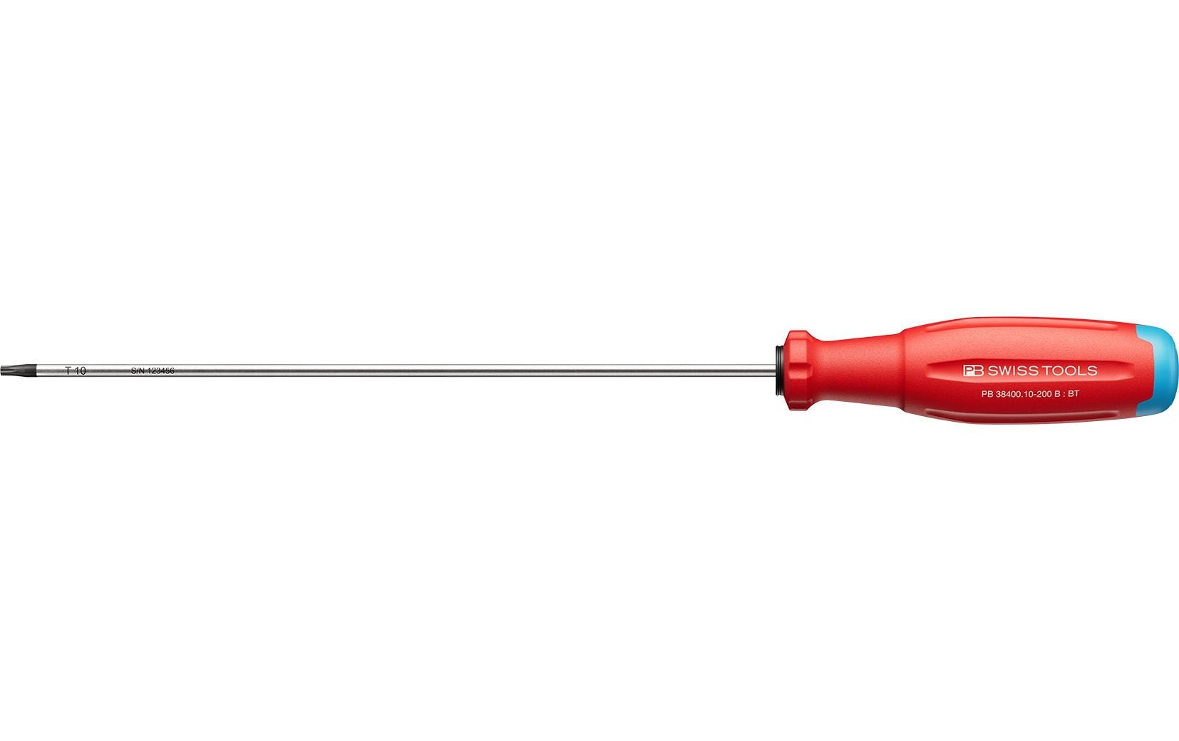 PB Swiss Tools SwissGrip Evo – Schraubenzieher-Set, TX 10, 1-teilig – PB 38400.10-200 B
