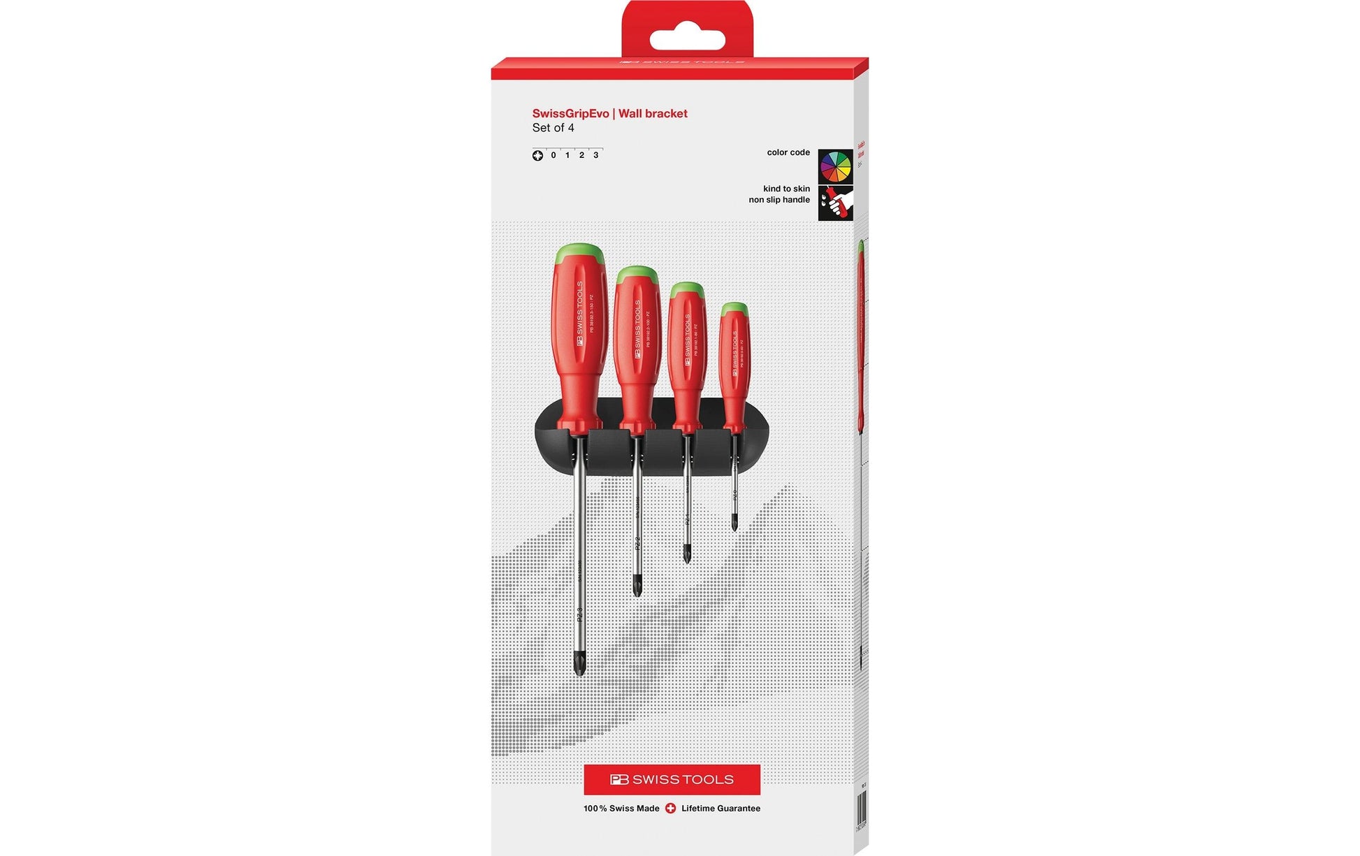 PB Swiss Tools SwissGrip Evo – Schraubenzieher-Set PZ, 10-teilig – PB 38243.H CBB