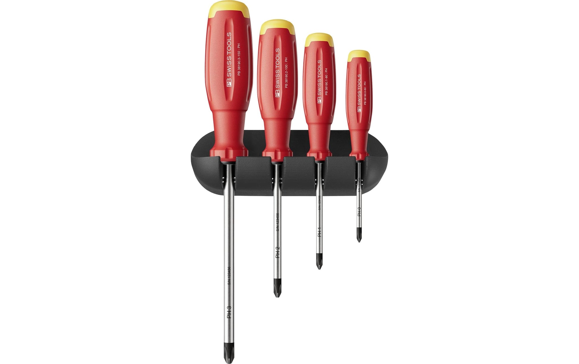 PB Swiss Tools SwissGrip Evo – Schraubenzieher-Set PH, 6-teilig – PB 38242.H