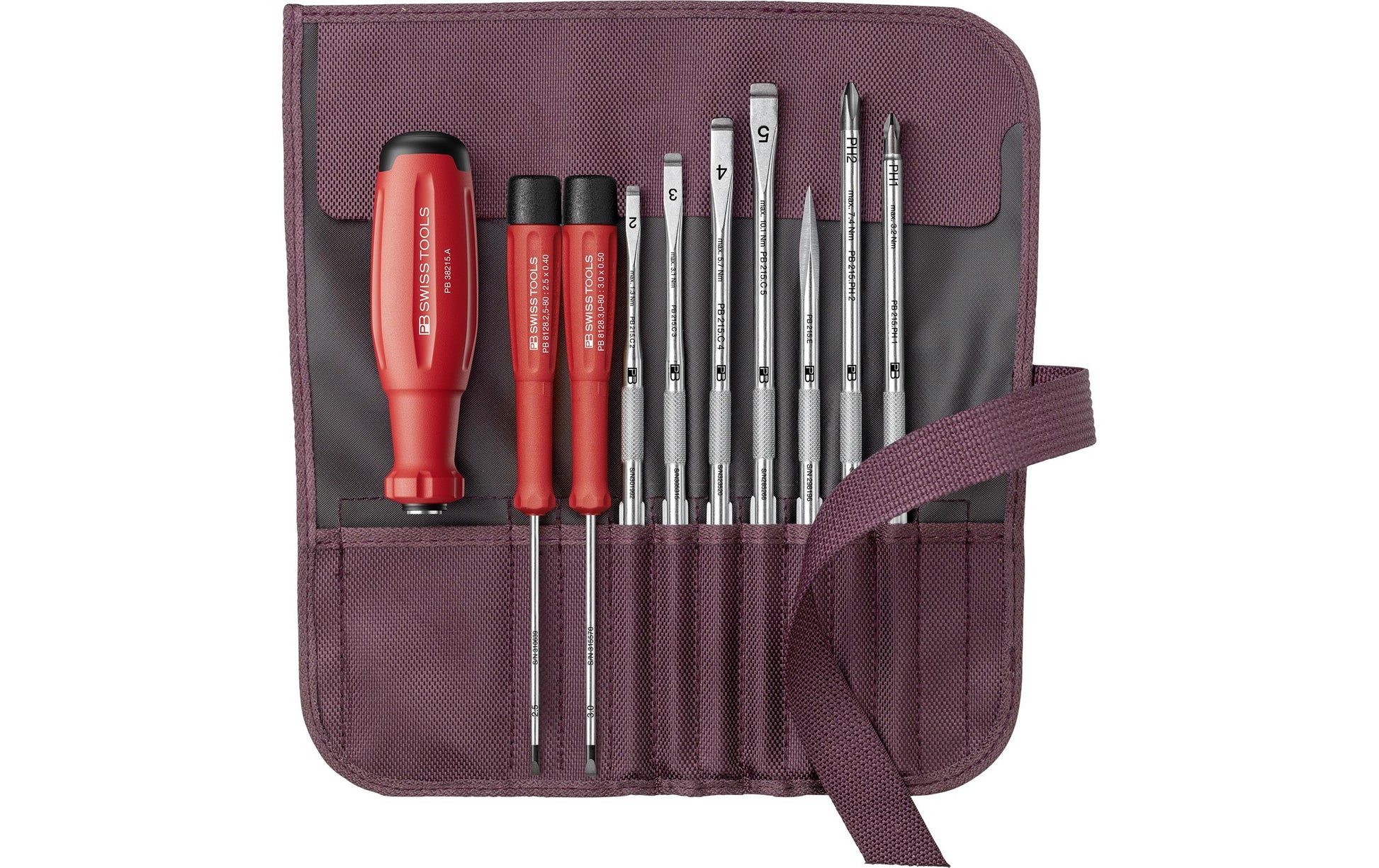 PB Swiss Tools SwissGrip Evo – Schraubenzieher-Set PH/SL, 9-teilig – PB 38218.BO