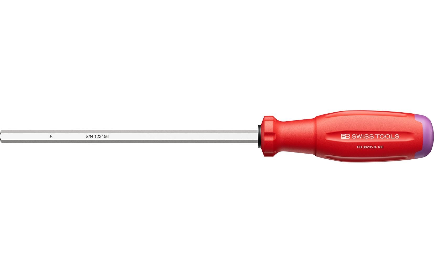 PB Swiss Tools SwissGrip Evo – Winkelschlüssel-Satz 8 mm, 1-teilig, PB 38205.8-180