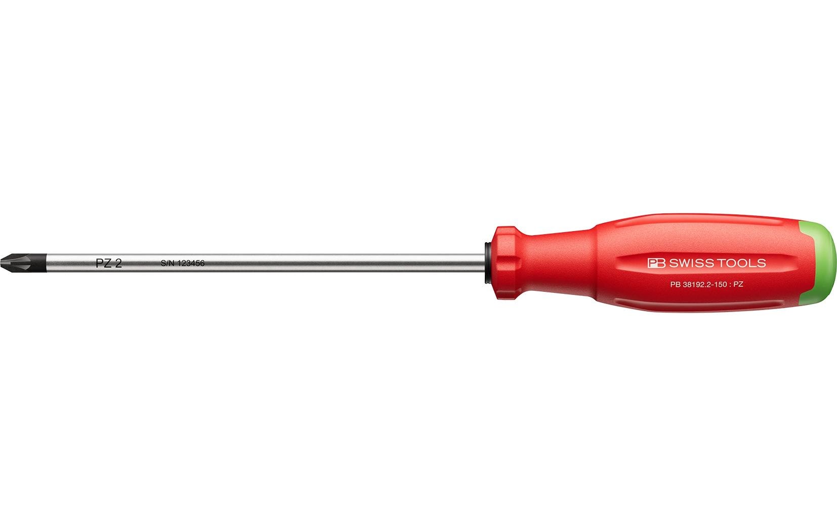 PB Swiss Tools – Schraubenzieher-Set PZ2, 1-teilig, PB 38192.2-150