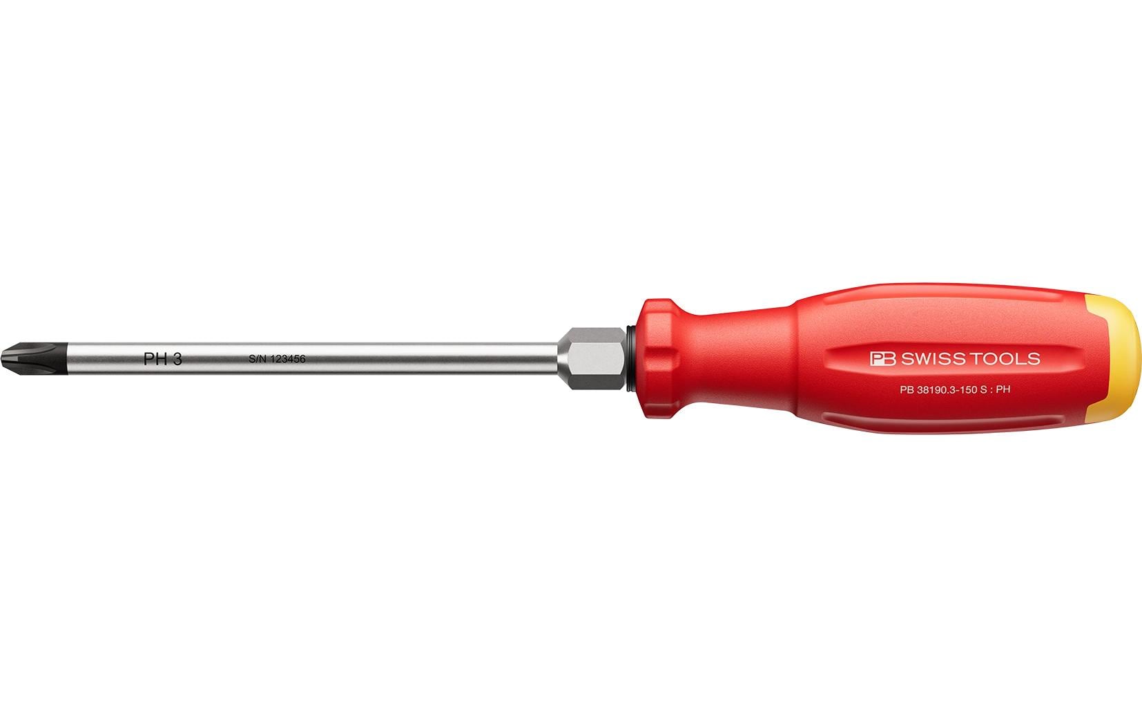 PB Swiss Tools SwissGrip Evo – Schraubenzieher-Set PH, 1-teilig – PB 38190.3-150 S