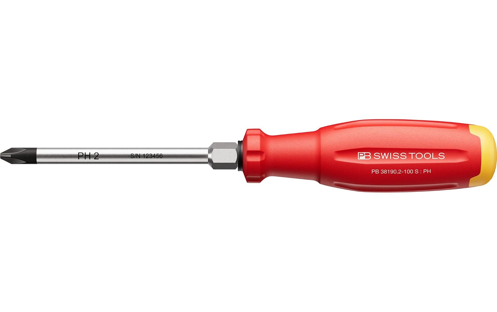 PB Swiss Tools – Schraubenzieher-Set PH2, 1-teilig – PB 38190.2-100 S