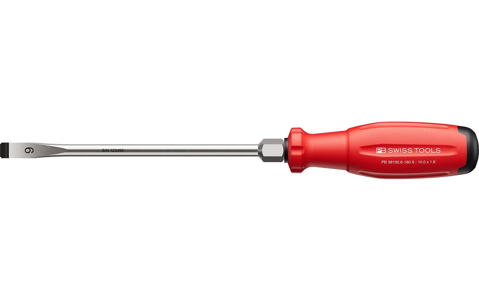 PB Swiss Tools – Schlitzschraubenzieher-Set SL, 1-teilig – PB 38100.6-180 S