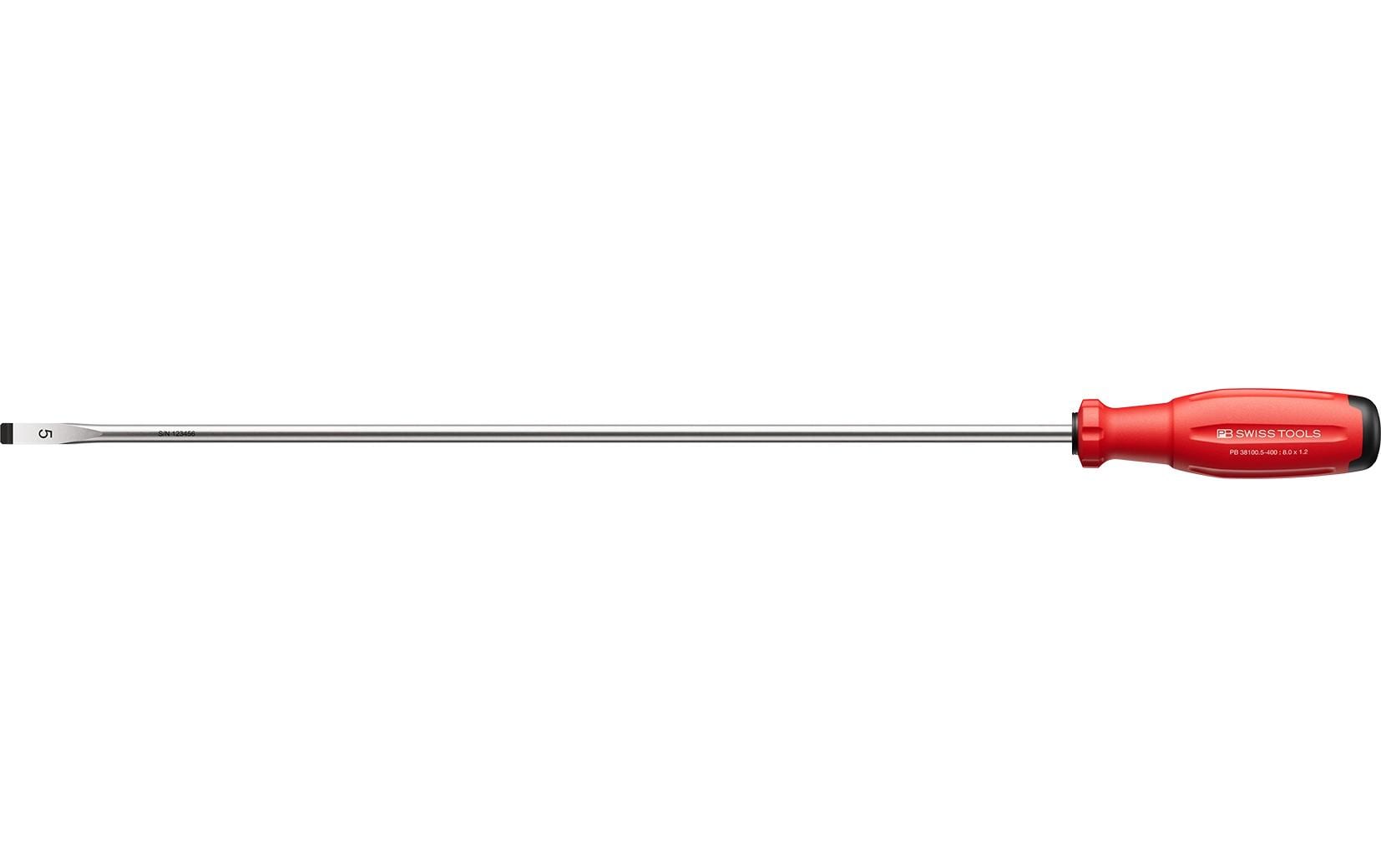 PB Swiss Tools SwissGrip Evo – Schlitz-Schraubenzieher-Set 5 mm, 1-teilig, PB 38100.5-400