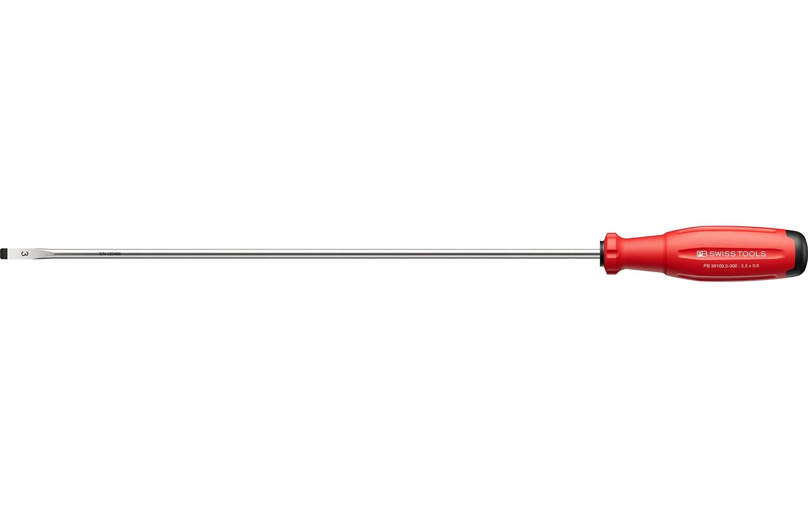 PB Swiss Tools SwissGrip Evo – Schraubenzieher-Set SL, 6 mm, 1-teilig, PB 38100.3-300