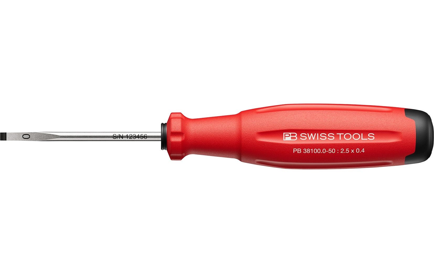 PB Swiss Tools SwissGrip Evo – Schlitzschraubenzieher 5 mm, 1-teilig – PB 38100.0-50