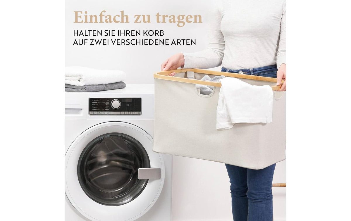 Hennez Regal – 2 Böden – 35 × 57,5 × 84,5 cm – 4 kg/Boden – braun/grau – Bambus/Polyester