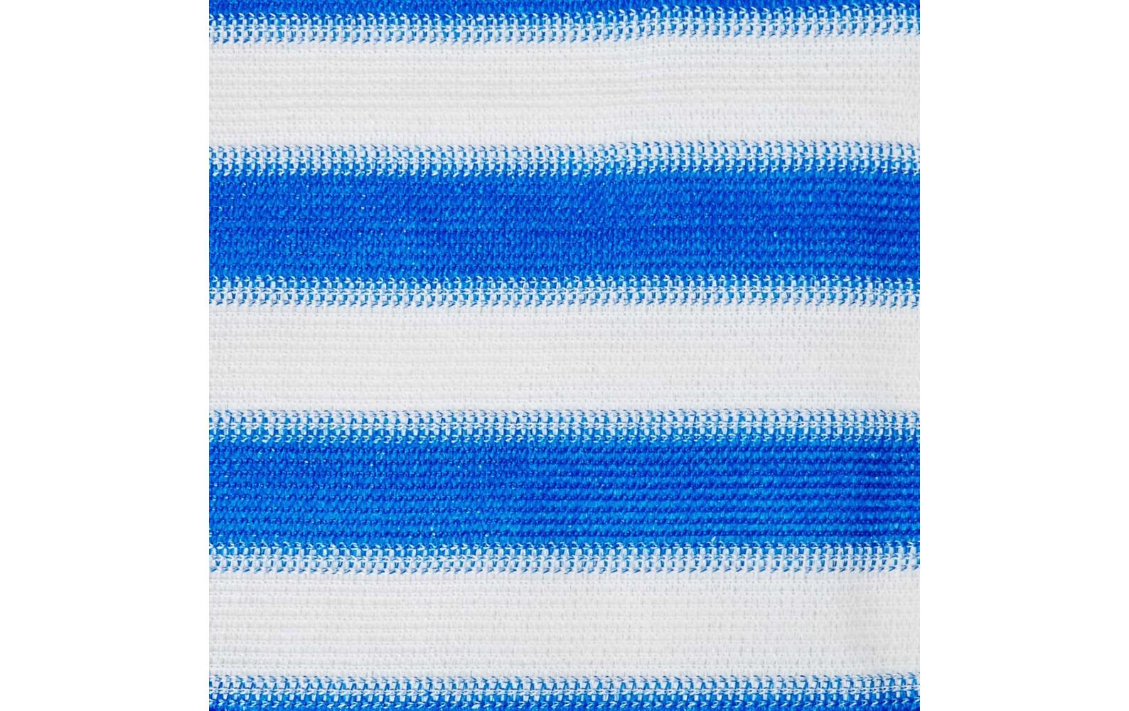 Lumaland Balkonsichtschutz 5000 × 900 mm – Blau – mit Ösen, Befestigungsmaterial
