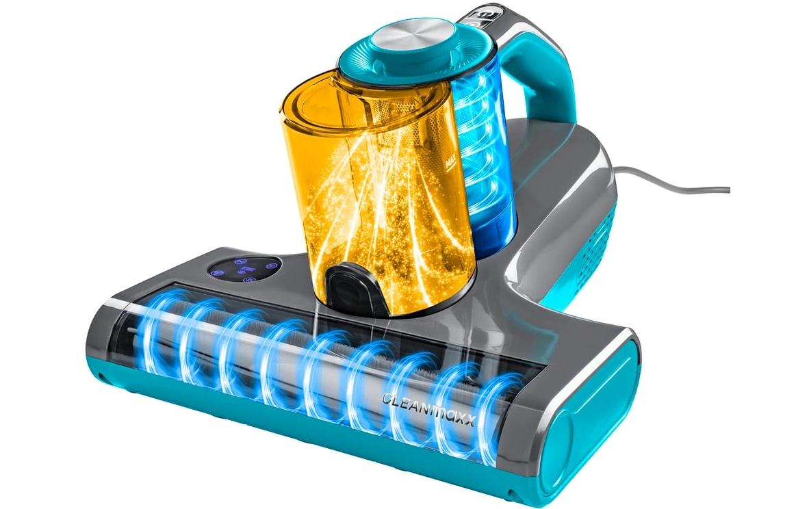 Cleanmaxx Waschsauger Milben Handstaubsauger UV-C – 450 W, 0,30/0,30 l