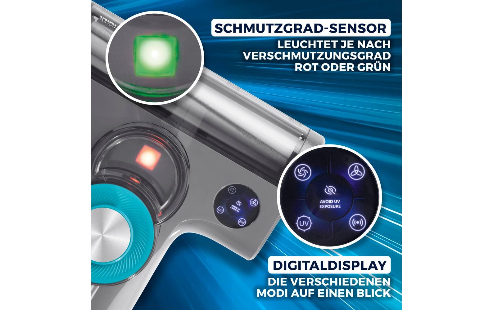Cleanmaxx Waschsauger Milben Handstaubsauger UV-C – 450 W, 0,30/0,30 l