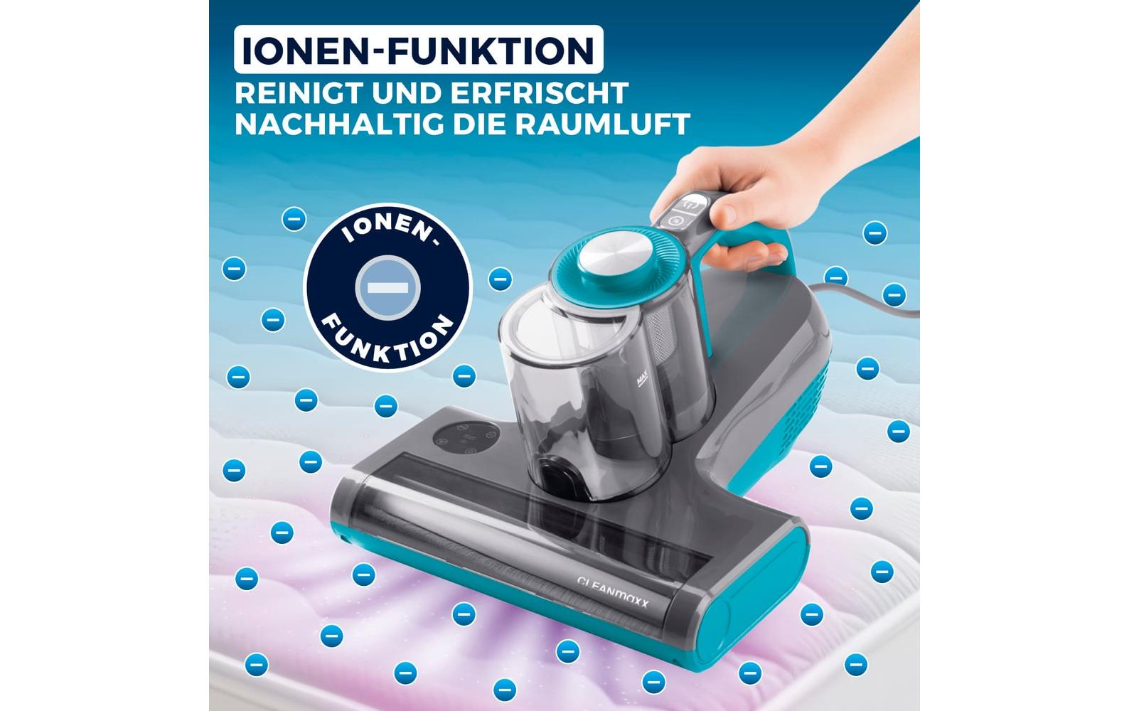 Cleanmaxx Waschsauger Milben Handstaubsauger UV-C – 450 W, 0,30/0,30 l