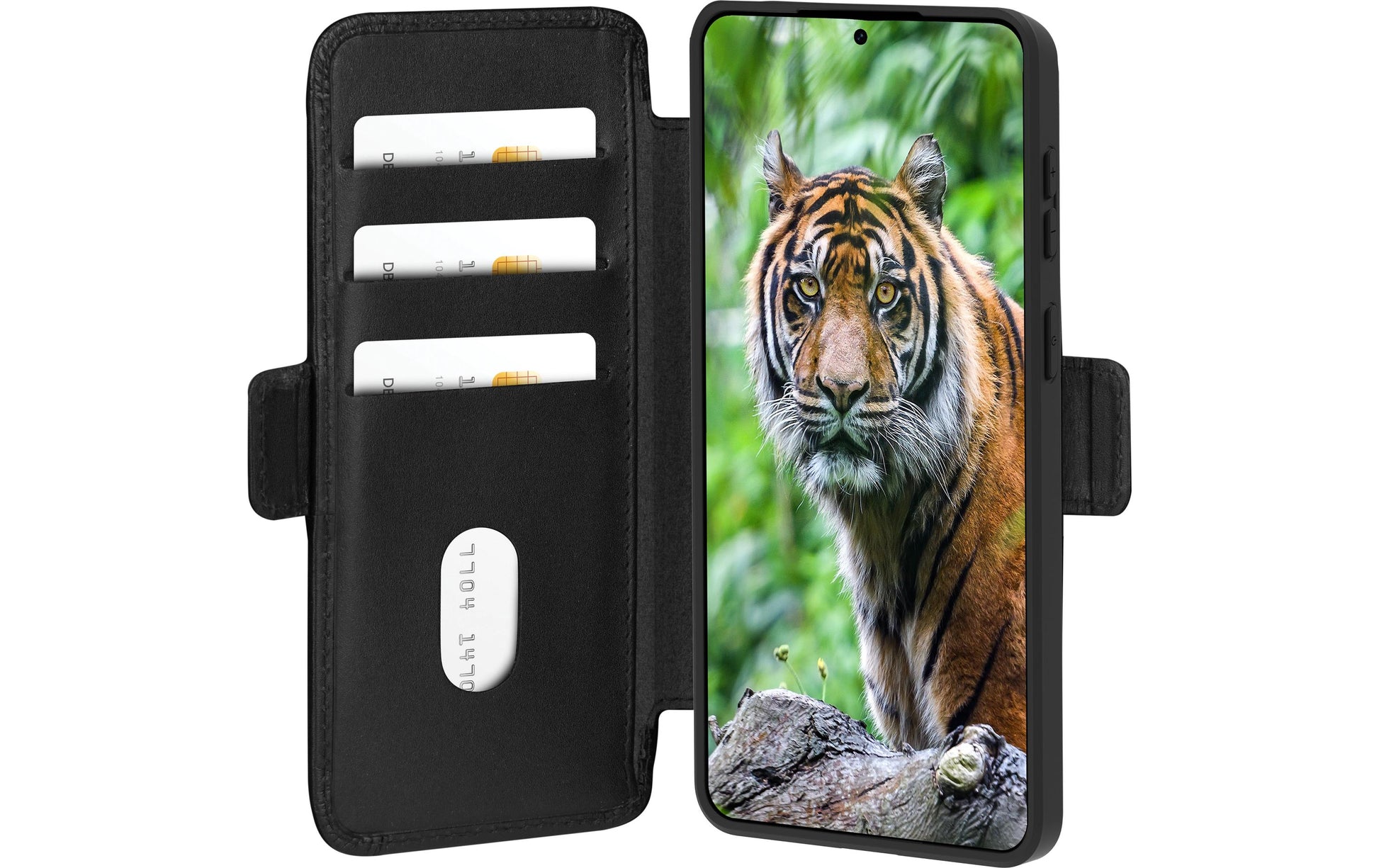 Dbramante1928 Copenhagen Wallethülle – für Samsung Galaxy S26 Ultra, mit Kartenfach, Leder, Schwarz