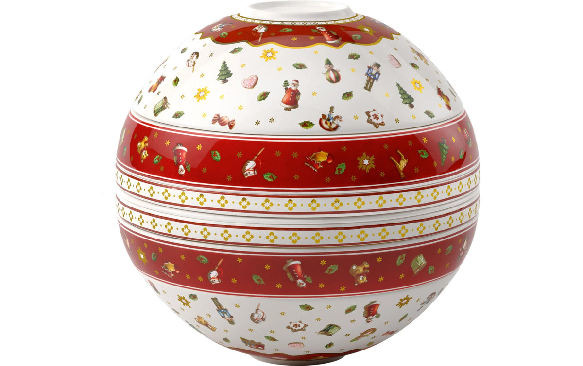 Villeroy & Boch Schale – 500 ml, Ø 24 cm, H 28,8 cm, Porzellan, Rot, spülmaschinenfest