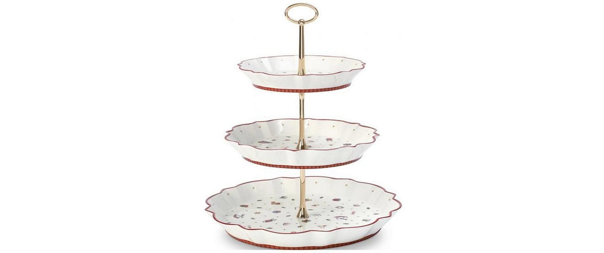 Villeroy & Boch Weihnachtsteller Toy's Delight – Ø 33 cm, Porzellan, Mehrfarbig