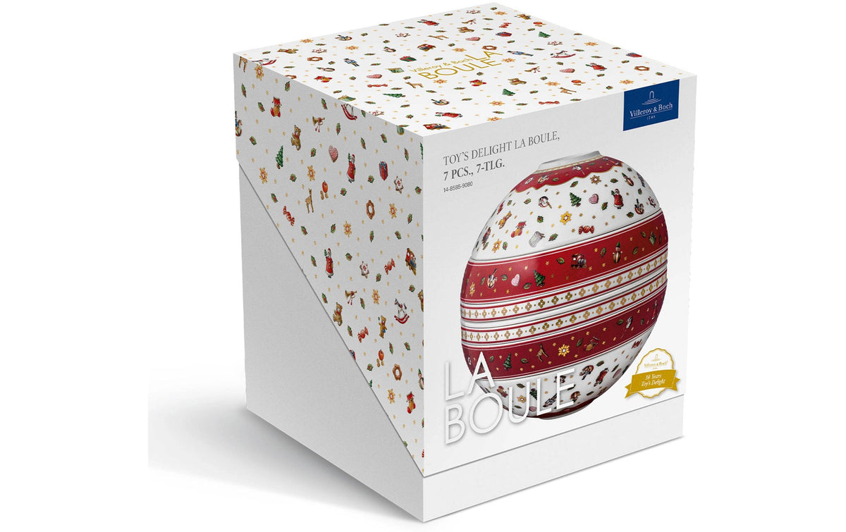 Villeroy & Boch Schale – 500 ml, Ø 24 cm, H 28,8 cm, Porzellan, Rot, spülmaschinenfest