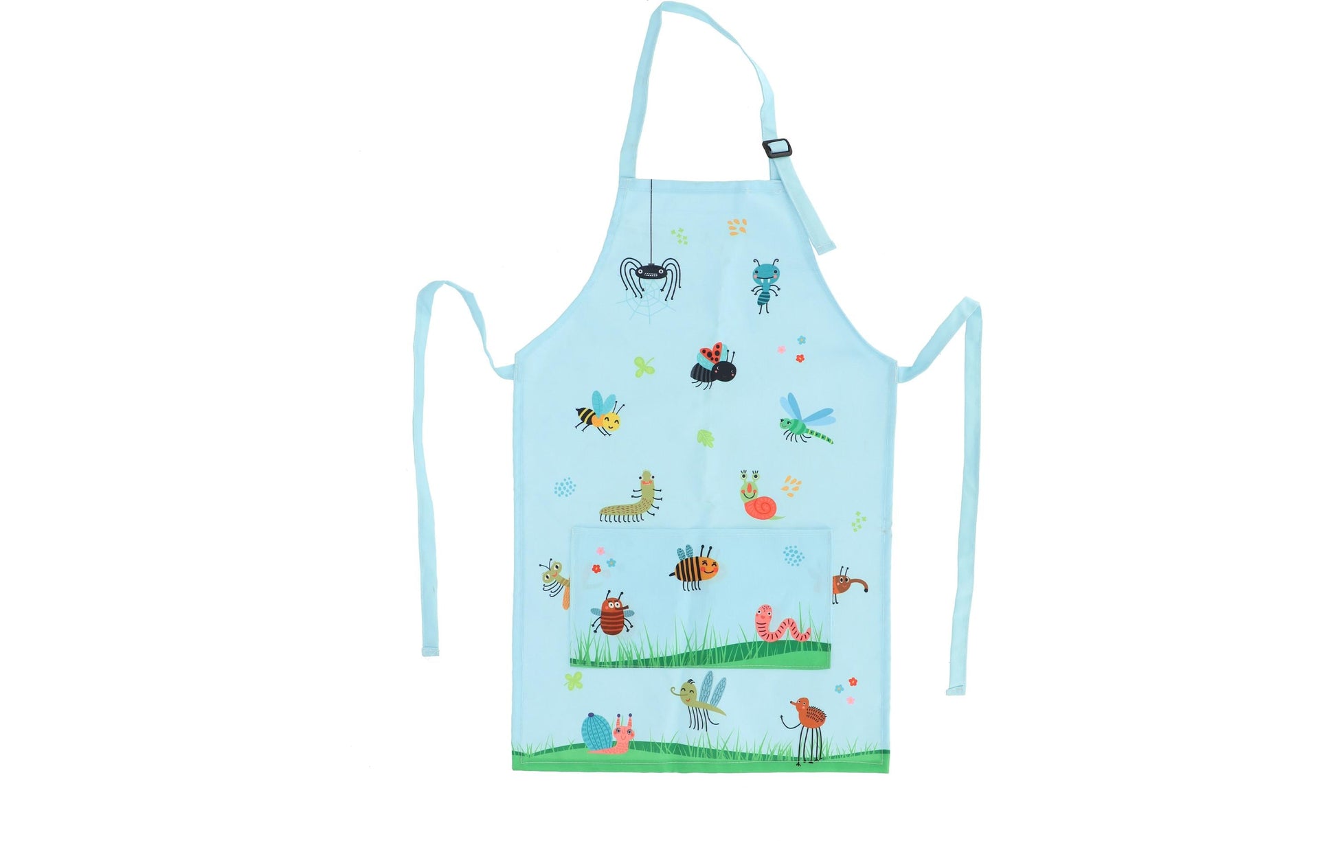 Esschert Design Kinderschürze 0,5 × 34,5 × 56,5 cm, Polyester, Blau