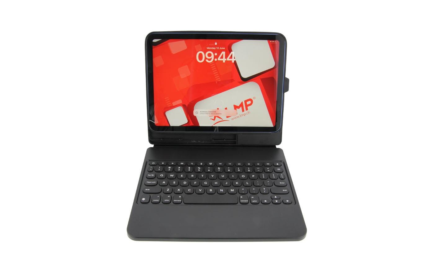 Lmp Tastatur-Case für Apple iPad 11" (11. Gen.) – Kabelgebunden (USB-C), QWERTZ (CH) – Schwarz