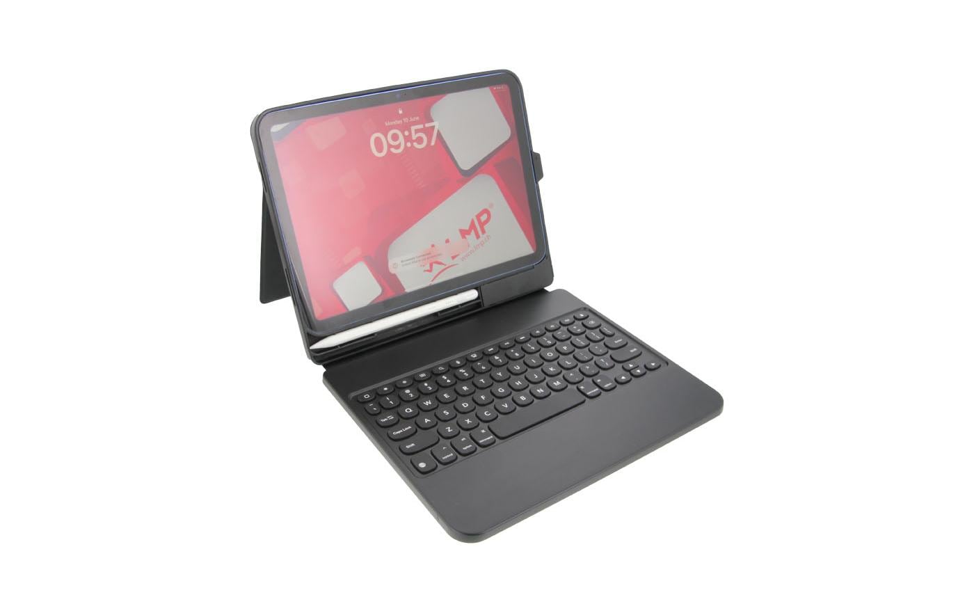 Lmp Tastatur-Case für Apple iPad 11" (11. Gen.) – Kabelgebunden (USB-C), QWERTZ (CH) – Schwarz