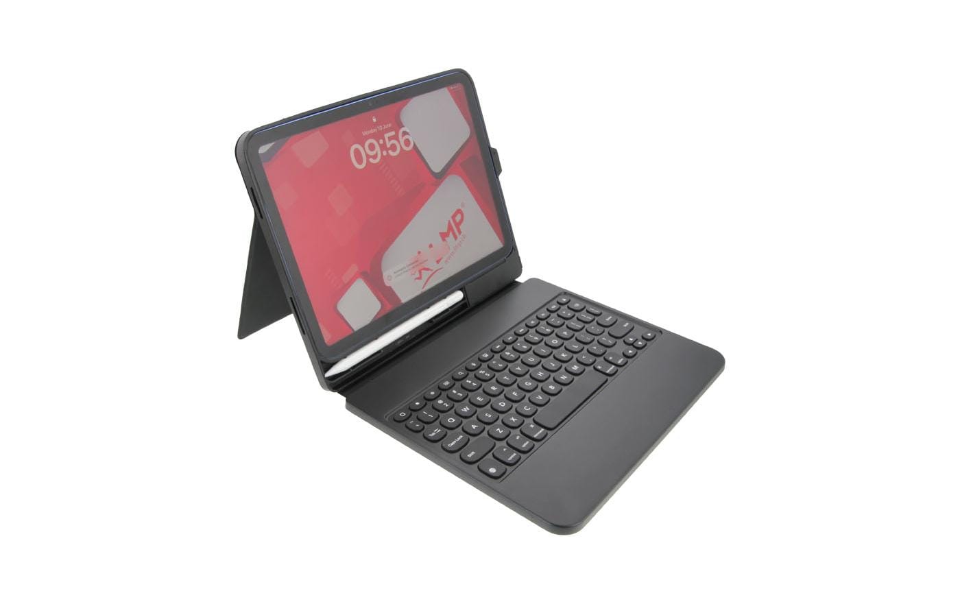 Lmp Tastatur-Case für Apple iPad 11" (11. Gen.) – Kabelgebunden (USB-C), QWERTZ (CH) – Schwarz