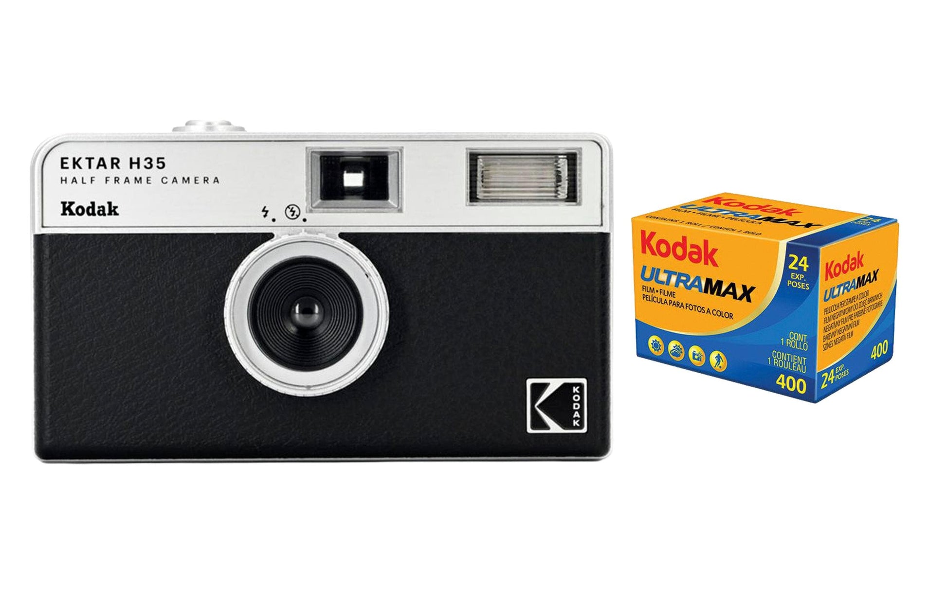 Kodak H35 – Kompaktkamera, 135er Film, 22 mm, Schwarz