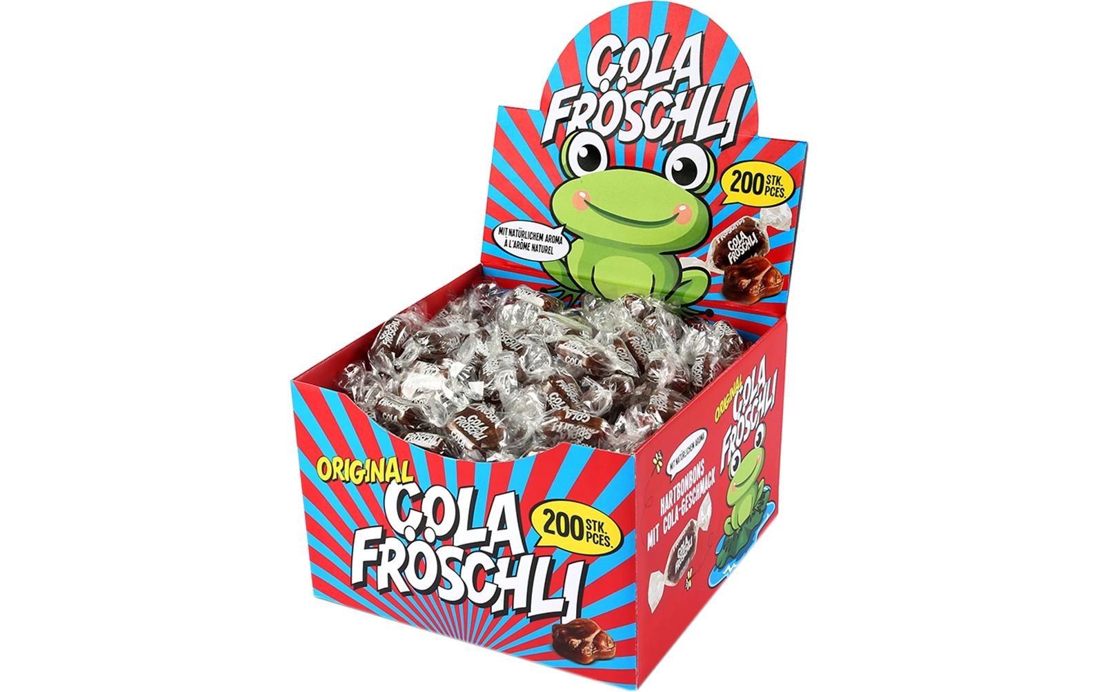 Cola fröschli Cola Lutschbonbons, Vegan, Glutenfrei – 1,2 kg
