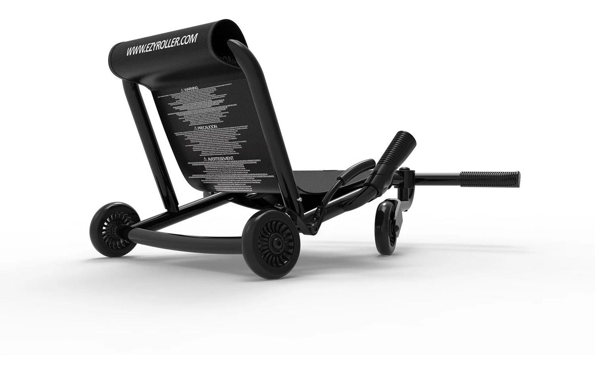 Ezyroller Classic Rutscher – mit Handbremse, belastbar bis 70 kg – 43,5 × 34,5 × 70 cm – ab 4 Jahren – schwarz