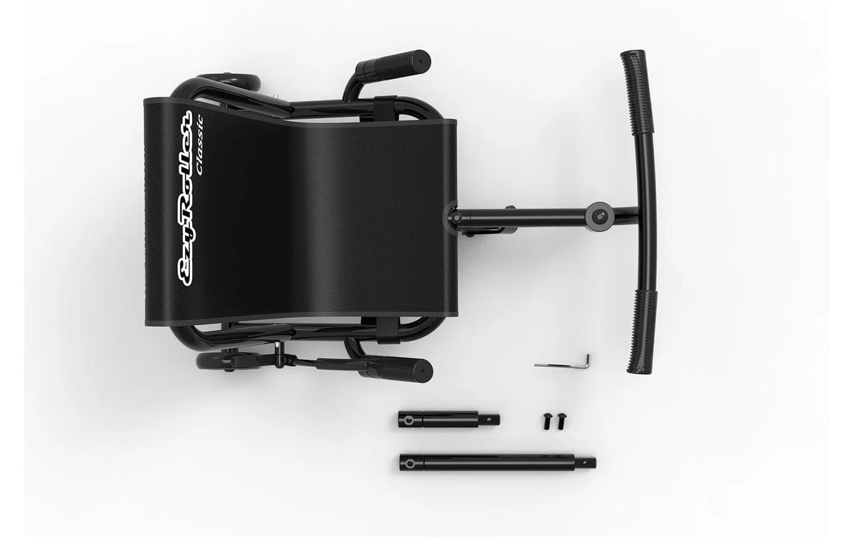 Ezyroller Classic Rutscher – mit Handbremse, belastbar bis 70 kg – 43,5 × 34,5 × 70 cm – ab 4 Jahren – schwarz